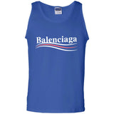 Balenciaga, Logo cotton T-shirt, Women, Black G220 Gildan 100% Cotton Tank Top