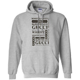 Gucci logomania print gucci men's t shirt G185 Gildan Pullover Hoodie 8 oz.