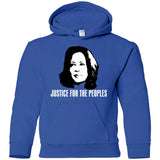 Kamala Harris Justice for the peoples t shirt G185B Gildan Youth Pullover Hoodie