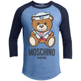 Moschino Man Azure T-Shirt Cotton T200 Sport-Tek Sporty T-Shirt