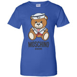 Moschino Man Azure T-Shirt Cotton G200L Gildan Ladies' 100% Cotton T-Shirt