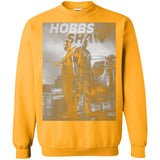 Hobbs & Shaw T-Shirt 2019 HOT Fast & Furious Presents Summer Men's Black S-5XL G180 Gildan Crewneck Pullover Sweatshirt  8 oz.