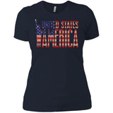 i'm American t shirt NL3900 Next Level Ladies' Boyfriend T-Shirt