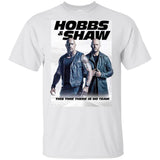 Hobbs & Shaw T-Shirt 2019 Movie HOT Fast&Furious Presents MEN-WOMEN Black-White G200B Gildan Youth Ultra Cotton T-Shirt