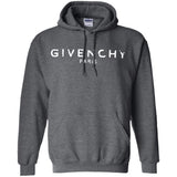 Givenchy Men's Destroyed Logo Graphic T-Shirt, Black, Men's G185 Gildan Pullover Hoodie 8 oz.