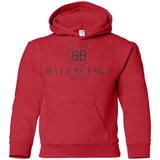 Balenciaga - Logo-print Cotton-jersey T-Shirt - White G185B Gildan Youth Pullover Hoodie