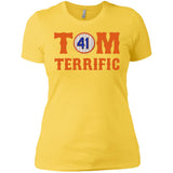 Tom Terrific Patriots t shirt NL3900 Next Level Ladies' Boyfriend T-Shirt