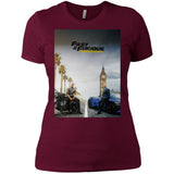 FAST AND FURIOUS 9 HOBBS AND SHAW movie poster t shirt NL3900 Next Level Ladies' Boyfriend T-Shirt
