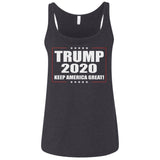 2020 Donald Trump Keep America Great 6488 Bella + Canvas Ladies' Relaxed Jersey Tank