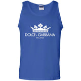 Dolce & Gabbana Men's Oversized Logo T-Shirt G220 Gildan 100% Cotton Tank Top