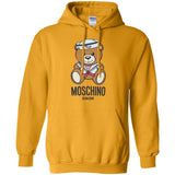 Moschino Man Azure T-Shirt Cotton G185 Gildan Pullover Hoodie 8 oz.