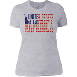 i'm American t shirt NL3900 Next Level Ladies' Boyfriend T-Shirt