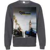 FAST AND FURIOUS 9 HOBBS AND SHAW movie poster t shirt G180 Gildan Crewneck Pullover Sweatshirt  8 oz.