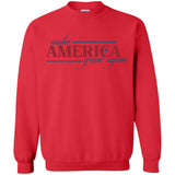 Make america great again G180 Gildan Crewneck Pullover Sweatshirt  8 oz.
