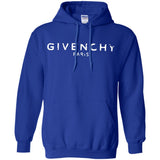 Givenchy Men's Destroyed Logo Graphic T-Shirt, Black, Men's G185 Gildan Pullover Hoodie 8 oz.