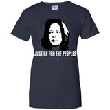 Kamala Harris Justice for the peoples t shirt G200L Gildan Ladies' 100% Cotton T-Shirt