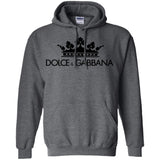 Dolce & Gabbana Crown D&G Logo Ringer Tee G185 Gildan Pullover Hoodie 8 oz.