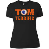 Tom Terrific Patriots t shirt NL3900 Next Level Ladies' Boyfriend T-Shirt