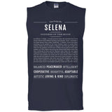 Selena  Classic Name Print t shirt G270 Gildan Men's Ultra Cotton Sleeveless T-Shirt