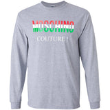 Moschino - Couture logo T-shirt - men - Cotton - 50 - Black G240 Gildan LS Ultra Cotton T-Shirt
