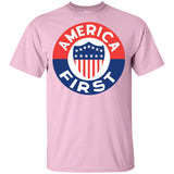 AMERICA FIRST! T shirt G200B Gildan Youth Ultra Cotton T-Shirt