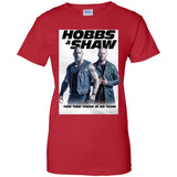Hobbs & Shaw T-Shirt 2019 Movie HOT Fast&Furious Presents MEN-WOMEN Black-White G200L Gildan Ladies' 100% Cotton T-Shirt
