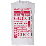 Gucci logomania print Red color gucci men's t shirt G270 Gildan Men's Ultra Cotton Sleeveless T-Shirt