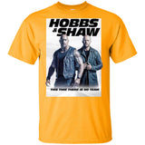 Hobbs & Shaw T-Shirt 2019 Movie HOT Fast&Furious Presents MEN-WOMEN Black-White G200B Gildan Youth Ultra Cotton T-Shirt