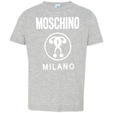Moschino Kids - logo print T-shirt - kids - Cotton 3321 Rabbit Skins Toddler Jersey T-Shirt