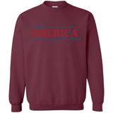 Make america great again G180 Gildan Crewneck Pullover Sweatshirt  8 oz.