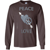 Love Moschino Man Black T-Shirt Cotton, Elastane G240 Gildan LS Ultra Cotton T-Shirt