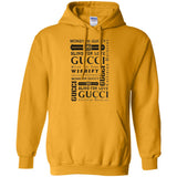 Gucci logomania print gucci men's t shirt G185 Gildan Pullover Hoodie 8 oz.