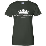 Dolce & Gabbana Men's Oversized Logo T-Shirt G200L Gildan Ladies' 100% Cotton T-Shirt