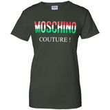 Moschino - Couture logo T-shirt - men - Cotton - 50 - Black G200L Gildan Ladies' 100% Cotton T-Shirt