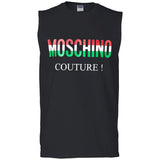 Moschino - Couture logo T-shirt - men - Cotton - 50 - Black G270 Gildan Men's Ultra Cotton Sleeveless T-Shirt