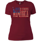 i'm American t shirt NL3900 Next Level Ladies' Boyfriend T-Shirt