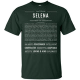 Selena  Classic Name Print t shirt G200 Gildan Ultra Cotton T-Shirt