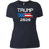 donaltrump 2020 T Shirt NL3900 Next Level Ladies' Boyfriend T-Shirt