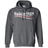Balenciaga, Logo cotton T-shirt, Women, Black G185 Gildan Pullover Hoodie 8 oz.