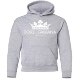 Dolce & Gabbana Men's Oversized Logo T-Shirt G185B Gildan Youth Pullover Hoodie