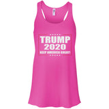 Donald Trump Keep America Great 2020 B8800 Bella + Canvas Flowy Racerback Tank