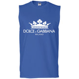 Dolce & Gabbana Men's Oversized Logo T-Shirt G270 Gildan Men's Ultra Cotton Sleeveless T-Shirt