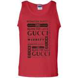 Gucci logomania print gucci men's t shirt G220 Gildan 100% Cotton Tank Top
