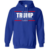 Trump Grab America  By the Pussy Again t shirt G185 Gildan Pullover Hoodie 8 oz.