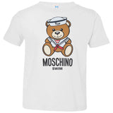 Moschino Man Azure T-Shirt Cotton 3321 Rabbit Skins Toddler Jersey T-Shirt