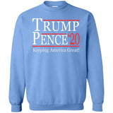 Trump pense keep America great 2020 G180 Gildan Crewneck Pullover Sweatshirt  8 oz.