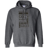 Gucci logomania print gucci men's t shirt G185 Gildan Pullover Hoodie 8 oz.