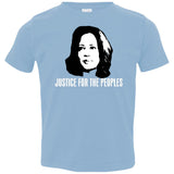 Kamala Harris Justice for the peoples t shirt 3321 Rabbit Skins Toddler Jersey T-Shirt
