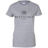 Balenciaga - Logo-print Cotton-jersey T-Shirt - White G200L Gildan Ladies' 100% Cotton T-Shirt