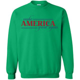 Make america great again t shirt G180 Gildan Crewneck Pullover Sweatshirt  8 oz.